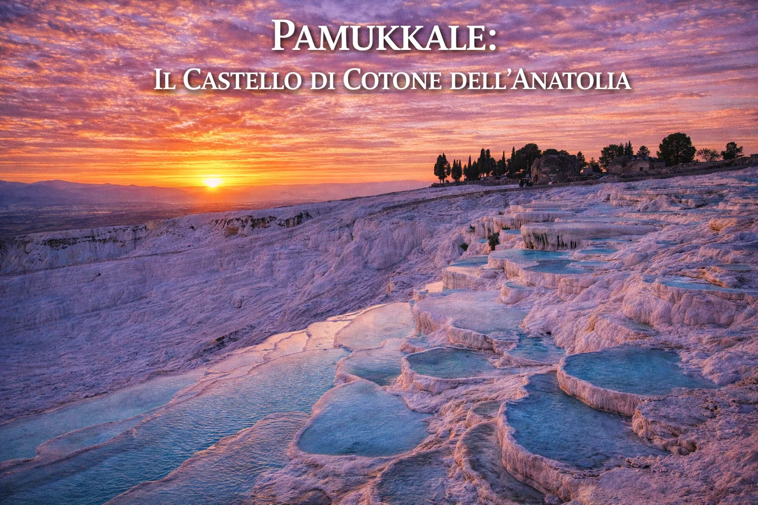 Pamukkale: Il Castello di Cotone dell’Anatolia